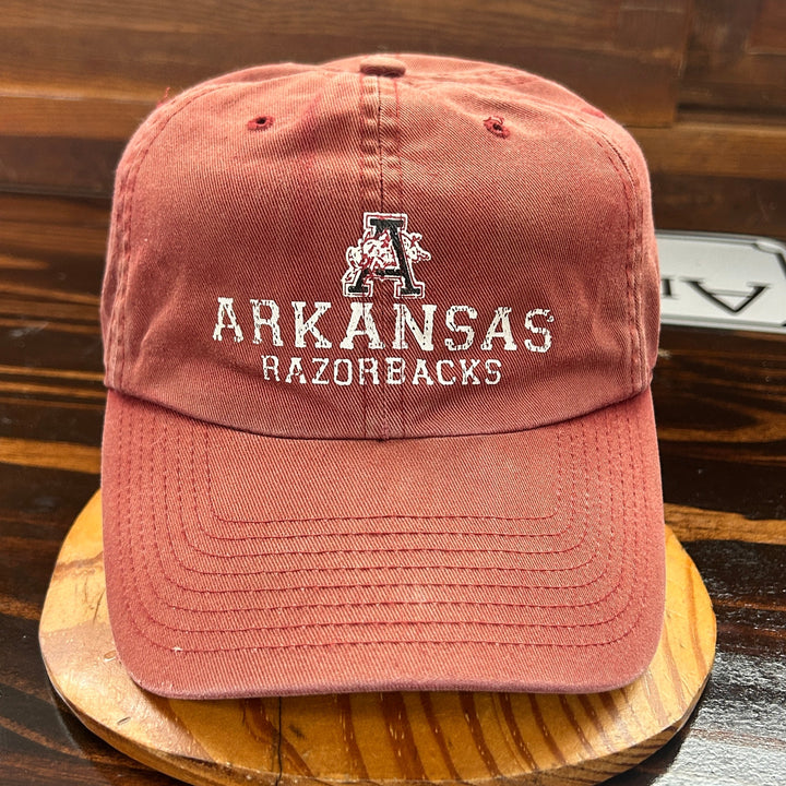 Vintage University of Arkansas Twins Enterprises Strap Back Hat