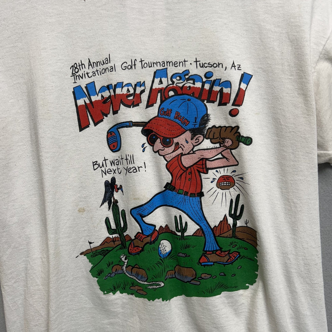 Vintage 90s 28th Annual Tucson Arizona Invitational Golf Tournament Shirt Size L
