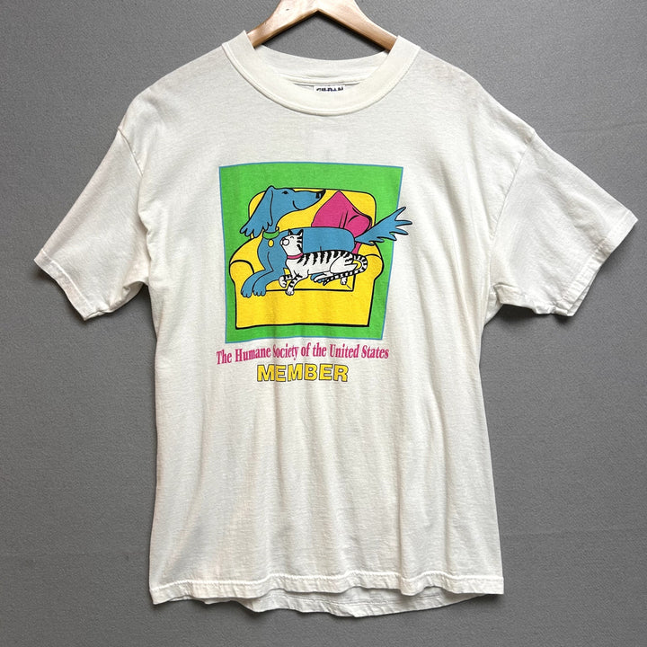 Vintage Y2K Humane Society Member T Shirt Size Large