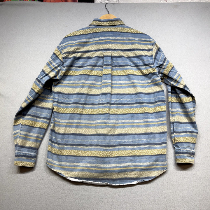 Vintage Wrangler Rugged Wear Striped Shirt size Medium
