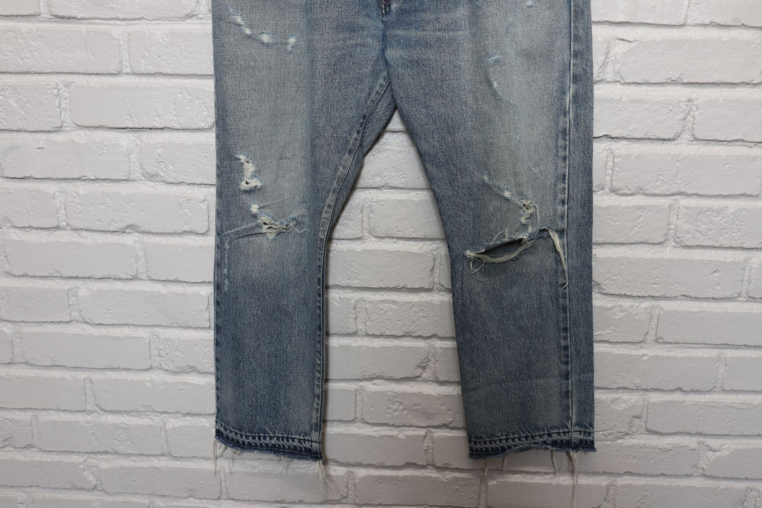 john elliott distressed denim jeans size 36/26.5