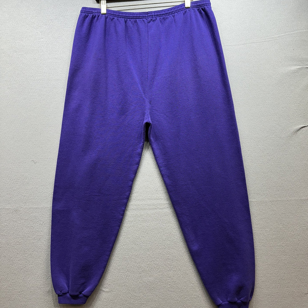 Vintage Purple Hanes Sweat Pants Size 35