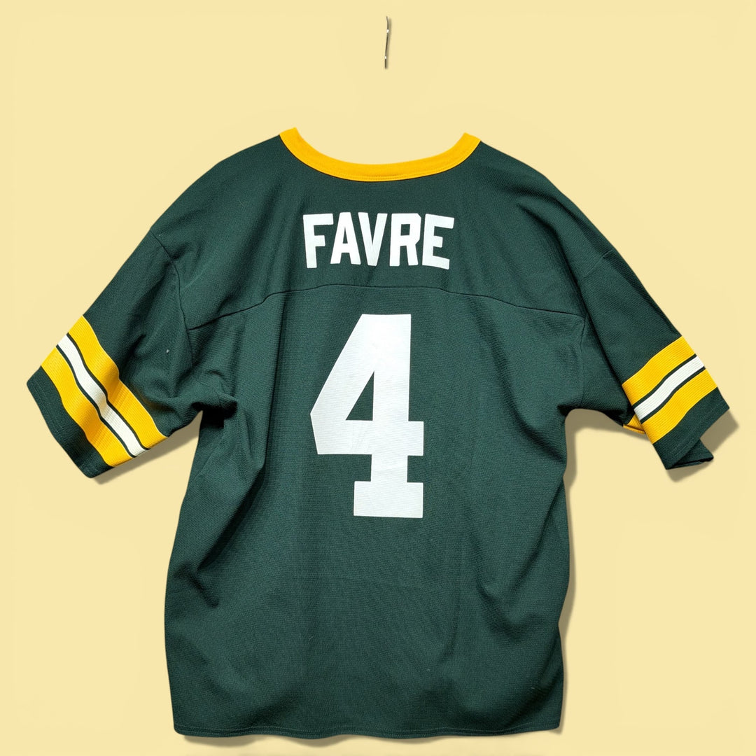 Vintage Brett Favre Packers 90s Logo Athletic Jersey Size Large