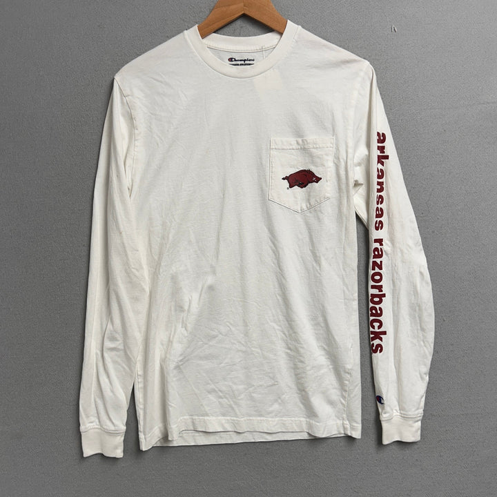 University of Arkansas Long Sleeve T Shirt Size Small