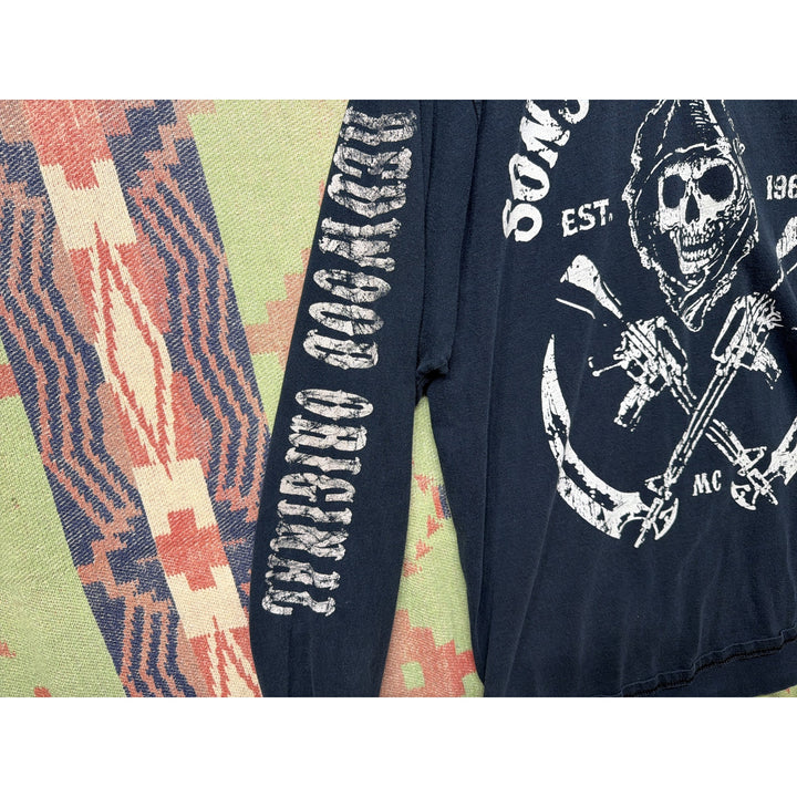 Sons Of Anarchy Vintage Long Sleeve T Shirt Size Large  2000s Y2K Biker TV