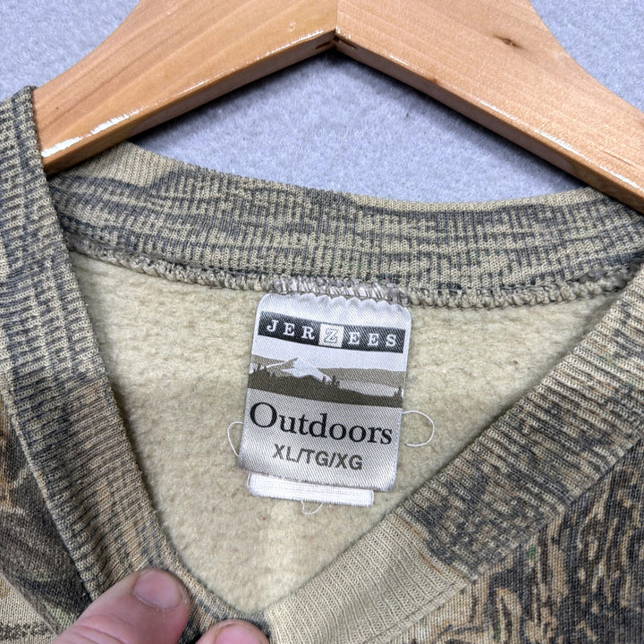 Vintage Jerzees Realtree Camo Sweatshirt Size XL