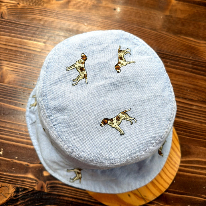 Polo Ralph Lauren Embroidered Dog Bucket Hat Size L/XL