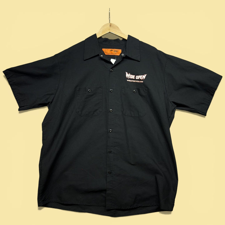 Vintage Wide Open Cycles 2000s Button Down Shirt Size XL