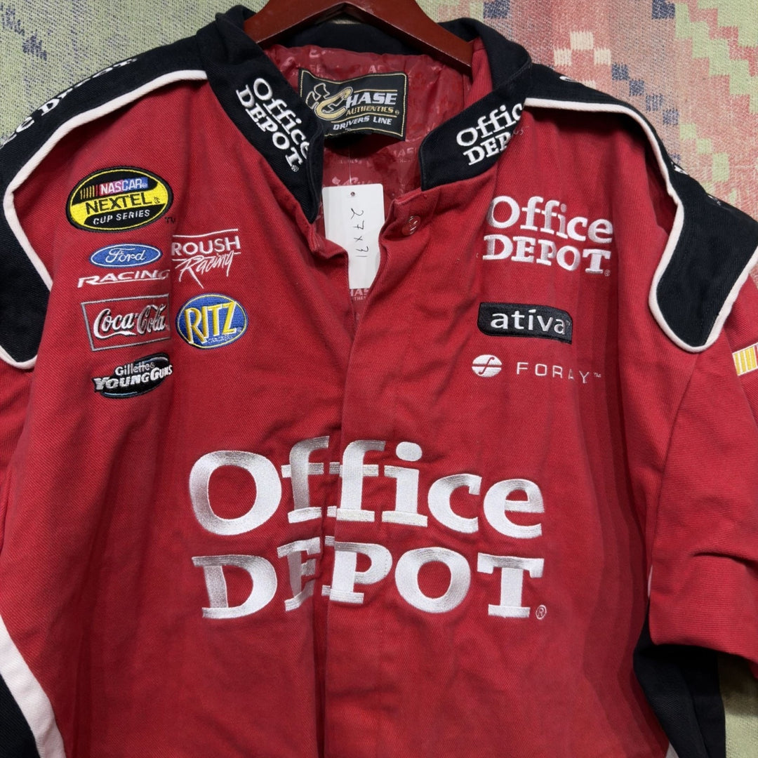 Office Depot Racing Vintage Nascar Jacket XL 2000s