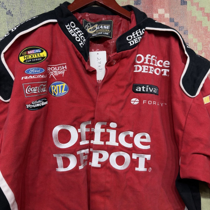 Office Depot Racing Vintage Nascar Jacket XL 2000s