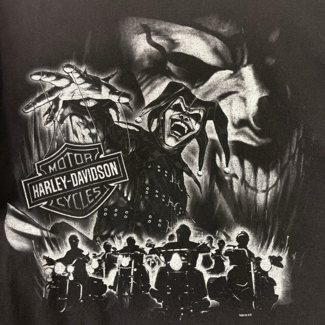 Harley Davidson Jester Joker Biker T Shirt Size XXL