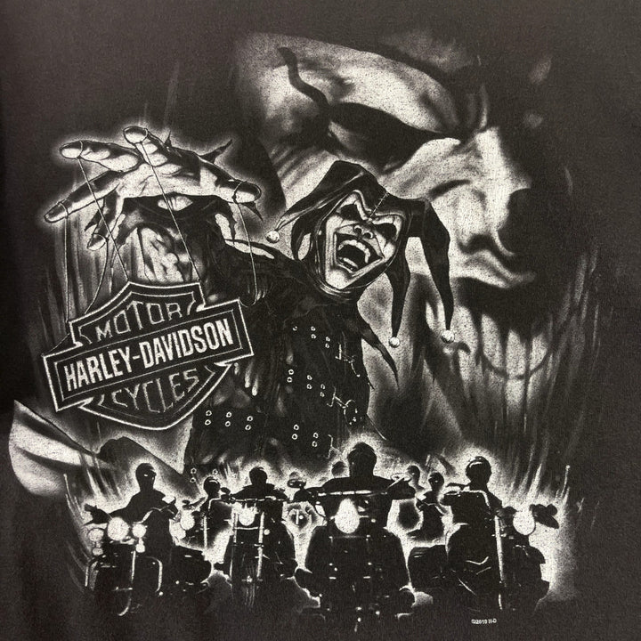 Harley Davidson Jester Joker Biker T Shirt Size XXL
