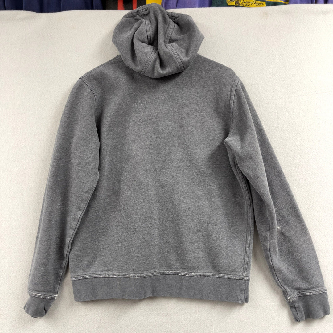 Men's Nike Gray Logo Hoodie Size Medium Blue Tag