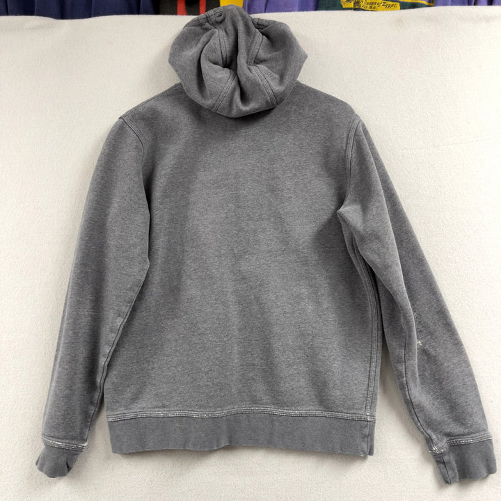 Men's Nike Gray Logo Hoodie Size Medium Blue Tag