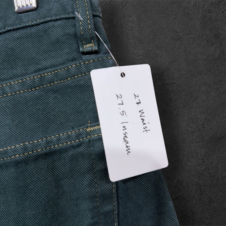 Vintage Gap Green 90s Jeans Size 27 Grunge