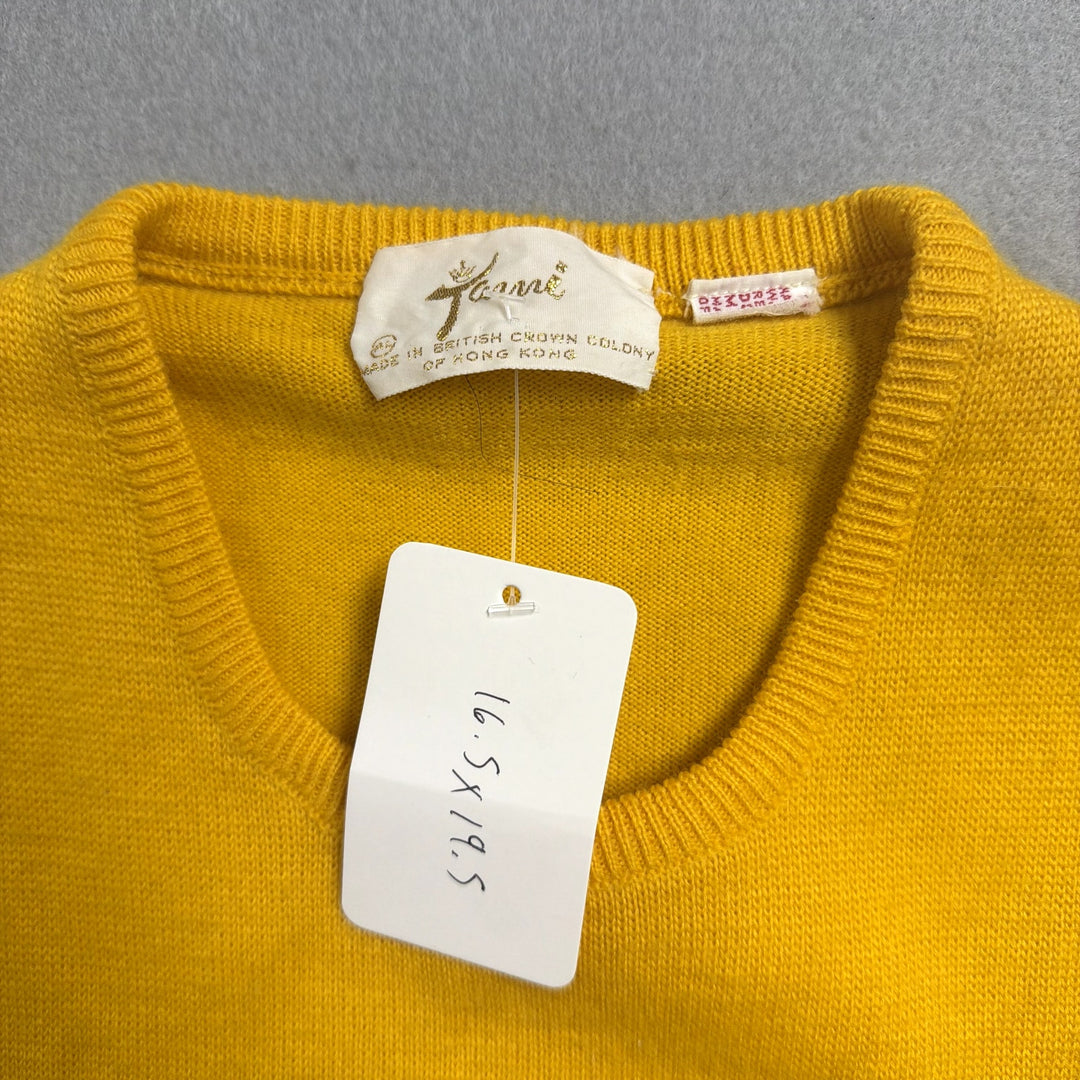 Vintage Tami Row Boat Sweater Vest Size Small