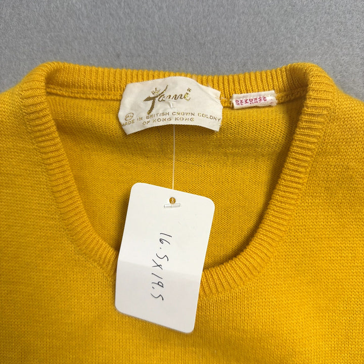 Vintage Tami Row Boat Sweater Vest Size Small