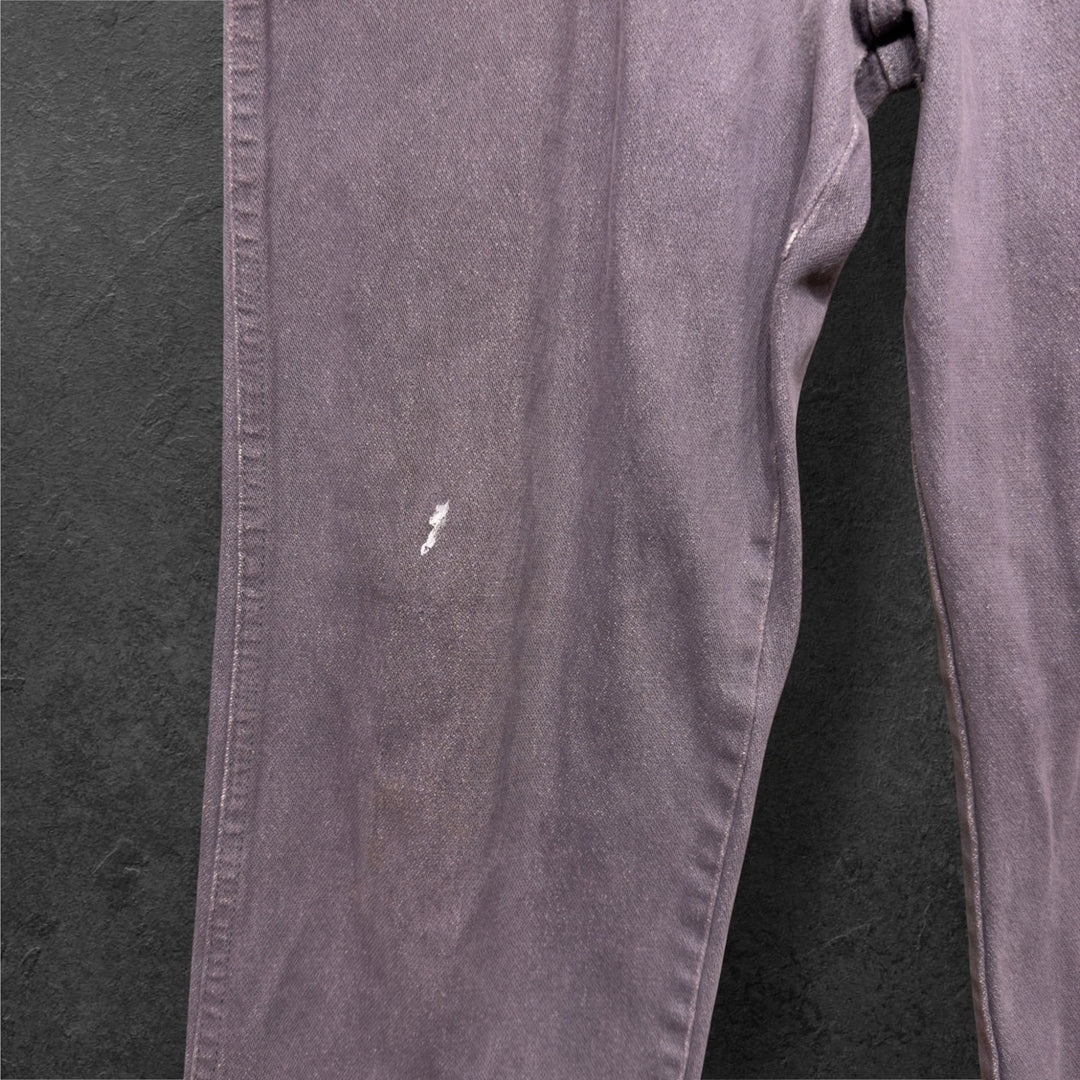 Vintage Wrangler Purple 90s Distressed Faded Jeans Size  32