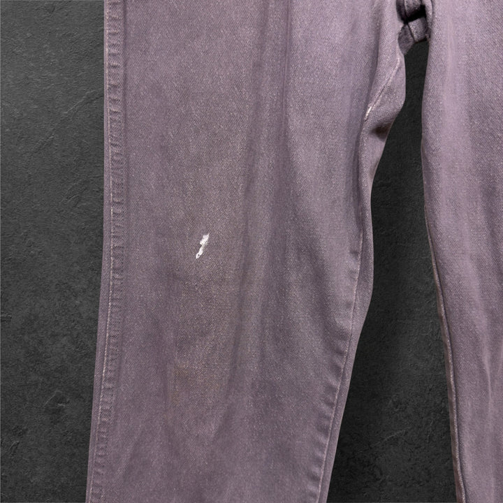 Vintage Wrangler Purple 90s Distressed Faded Jeans Size  32