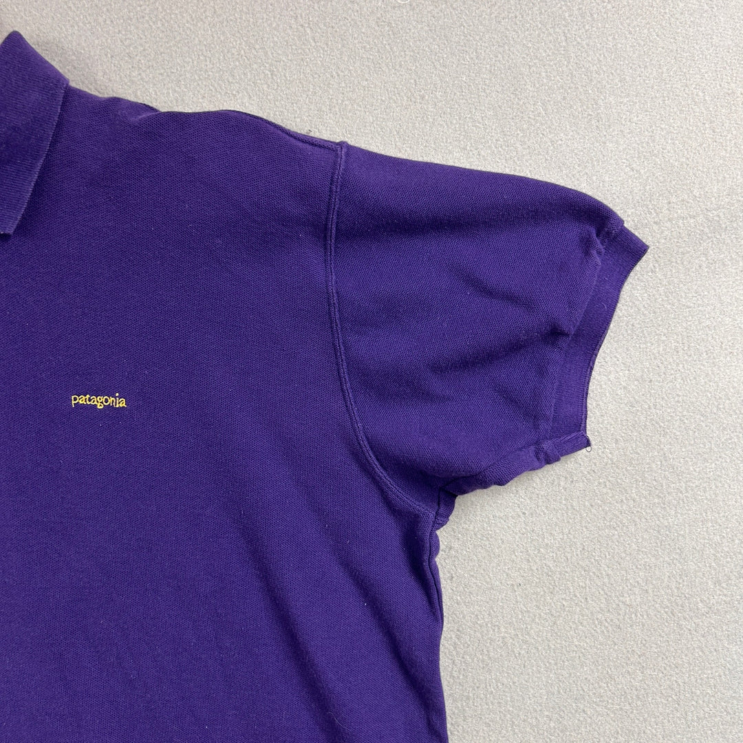 Vintage Patagonia Purple Polo Shirt Size Large