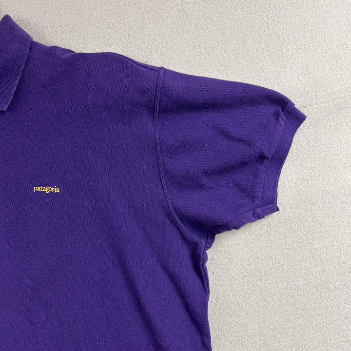 Vintage Patagonia Purple Polo Shirt Size Large