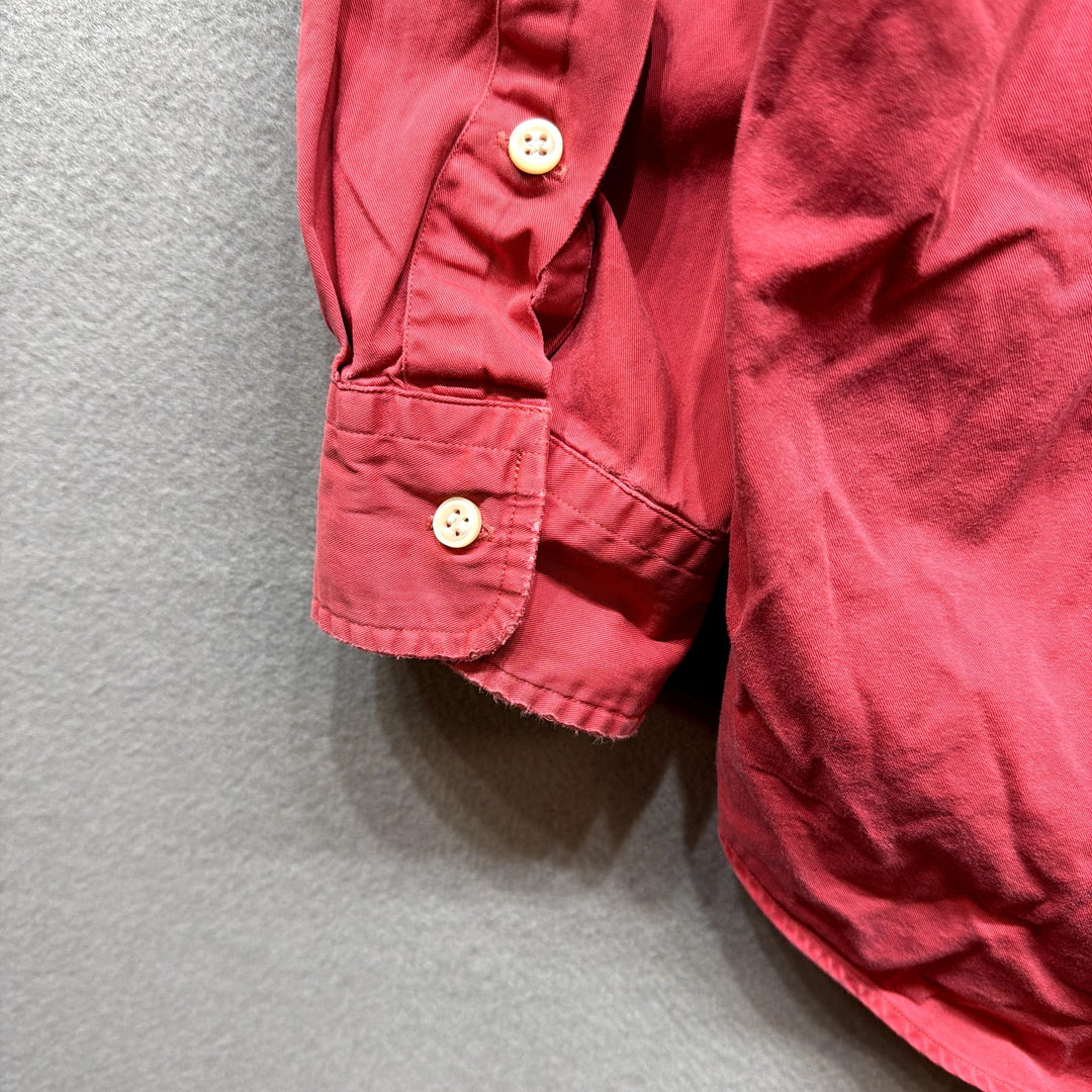 Vintage Polo Ralph Lauren Pink Big Shirt Size Large