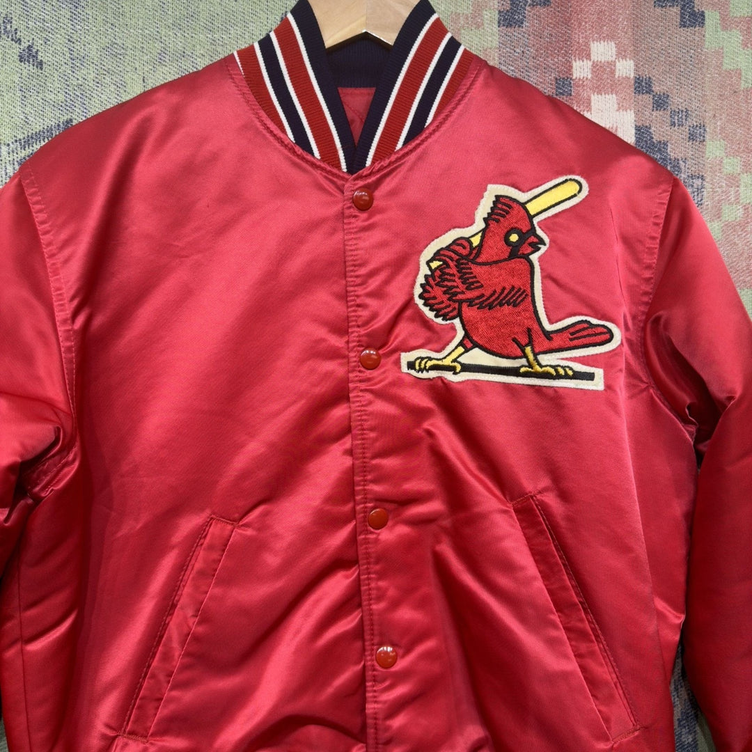 Starter St Louis Cardinals Vintage Satin Jacket Small 80s