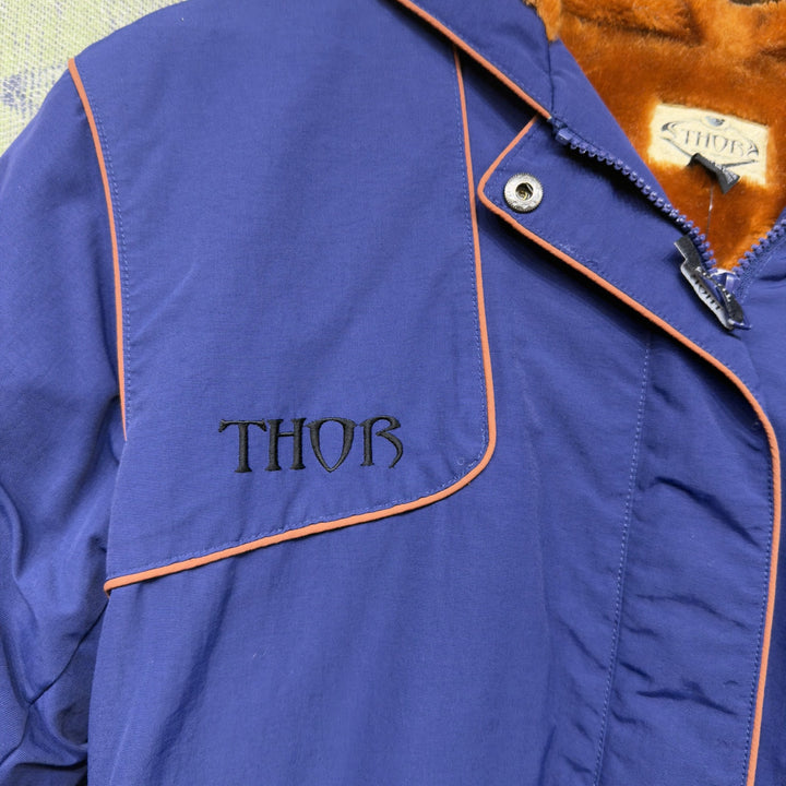 Thor Faux Fur Lined Vintage Jacket Medium 2000s