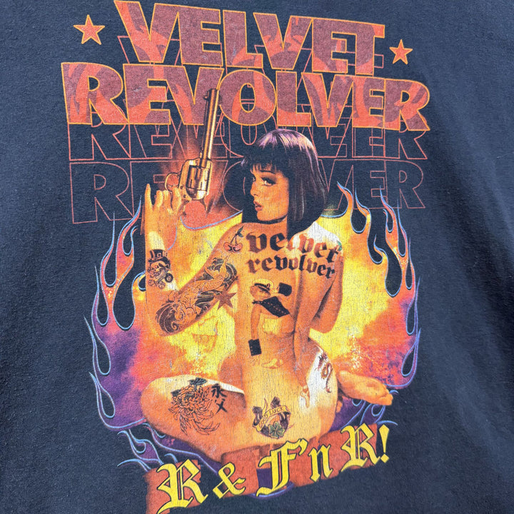 Velvet Revolver R & F'n R Vintage Tour T Shirt XXL 2000s Rare Pin up