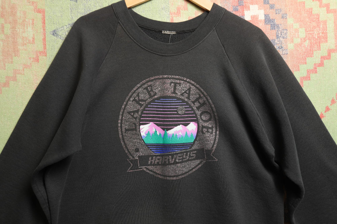 Lake Tahoe Vintage Sweatshirt Medium 90s