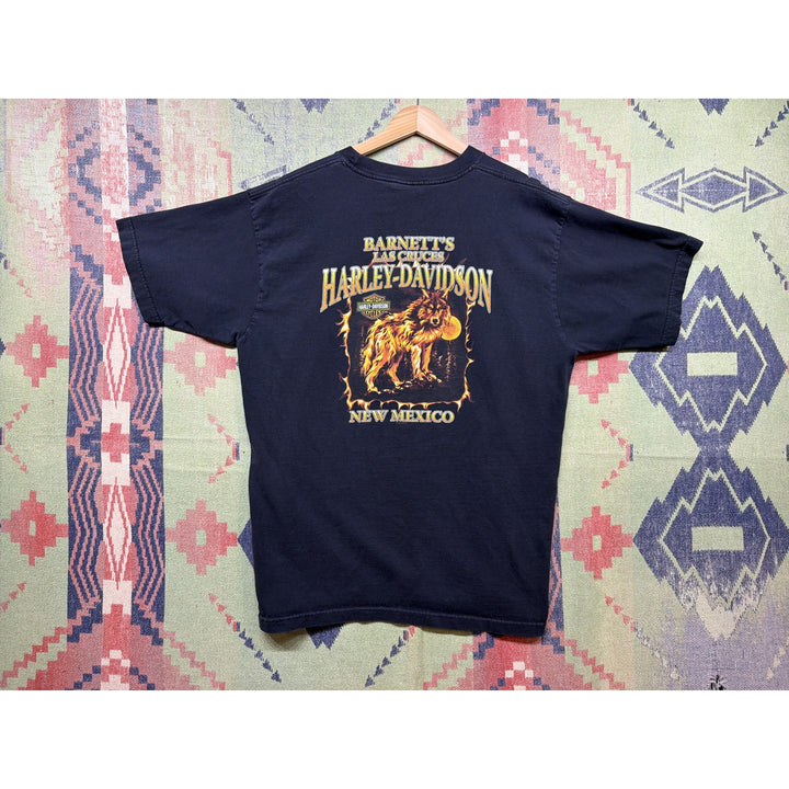 Harley Davidson Goth Pin up Girl Vintage T Shirt Size XL 2000s
