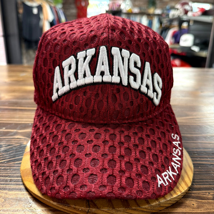 Arkansas Razorbacks Mesh Strap Back Hat