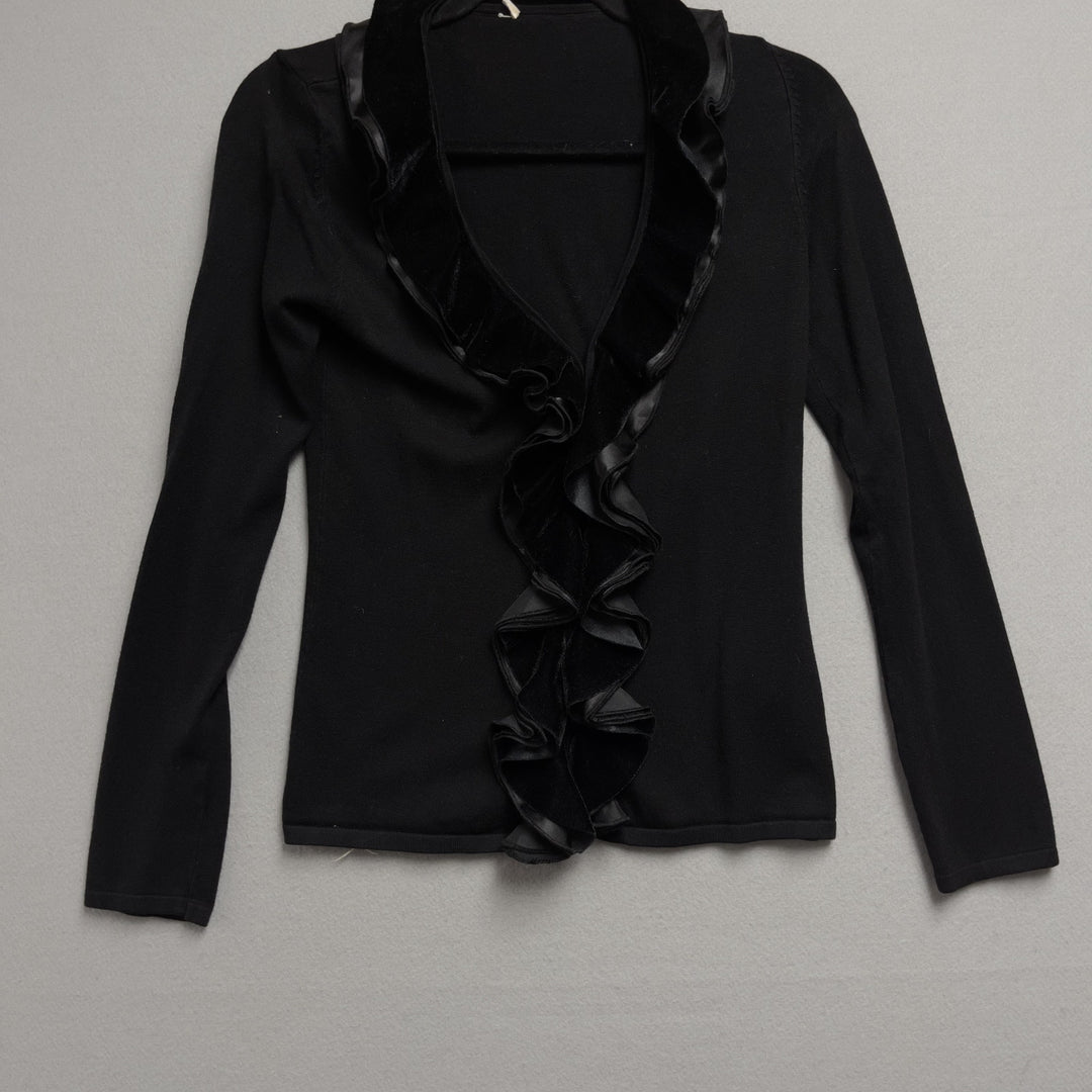 Vintage Black Y2K style Women's Sweatshirt Size Medium