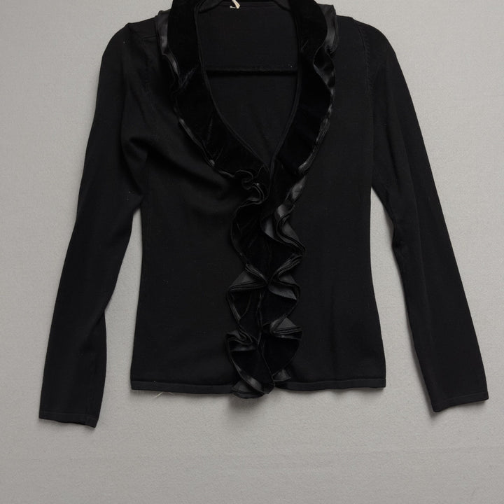 Vintage Black Y2K style Women's Sweatshirt Size Medium