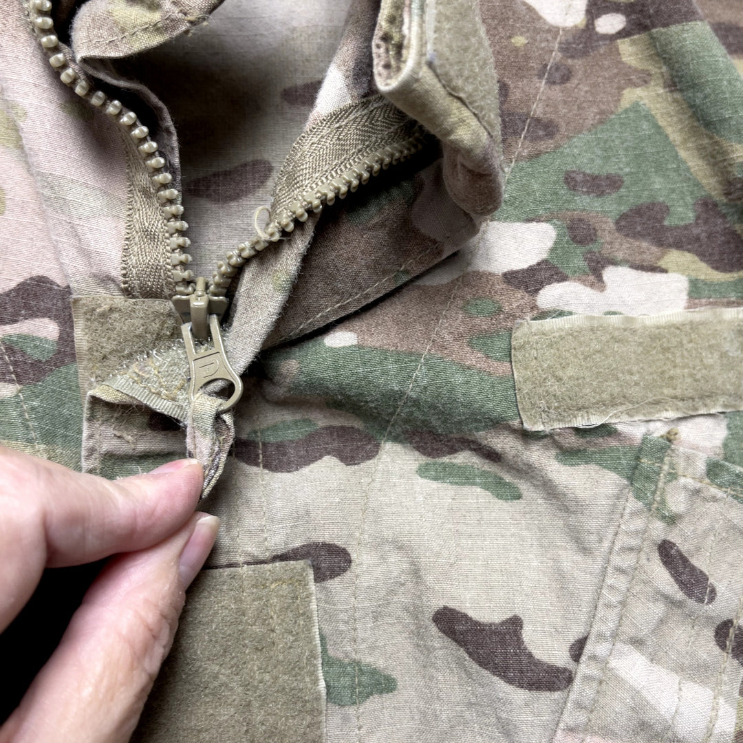 Men's Camo Military BDU Button Up Long Sleeve SI Shirt XXL