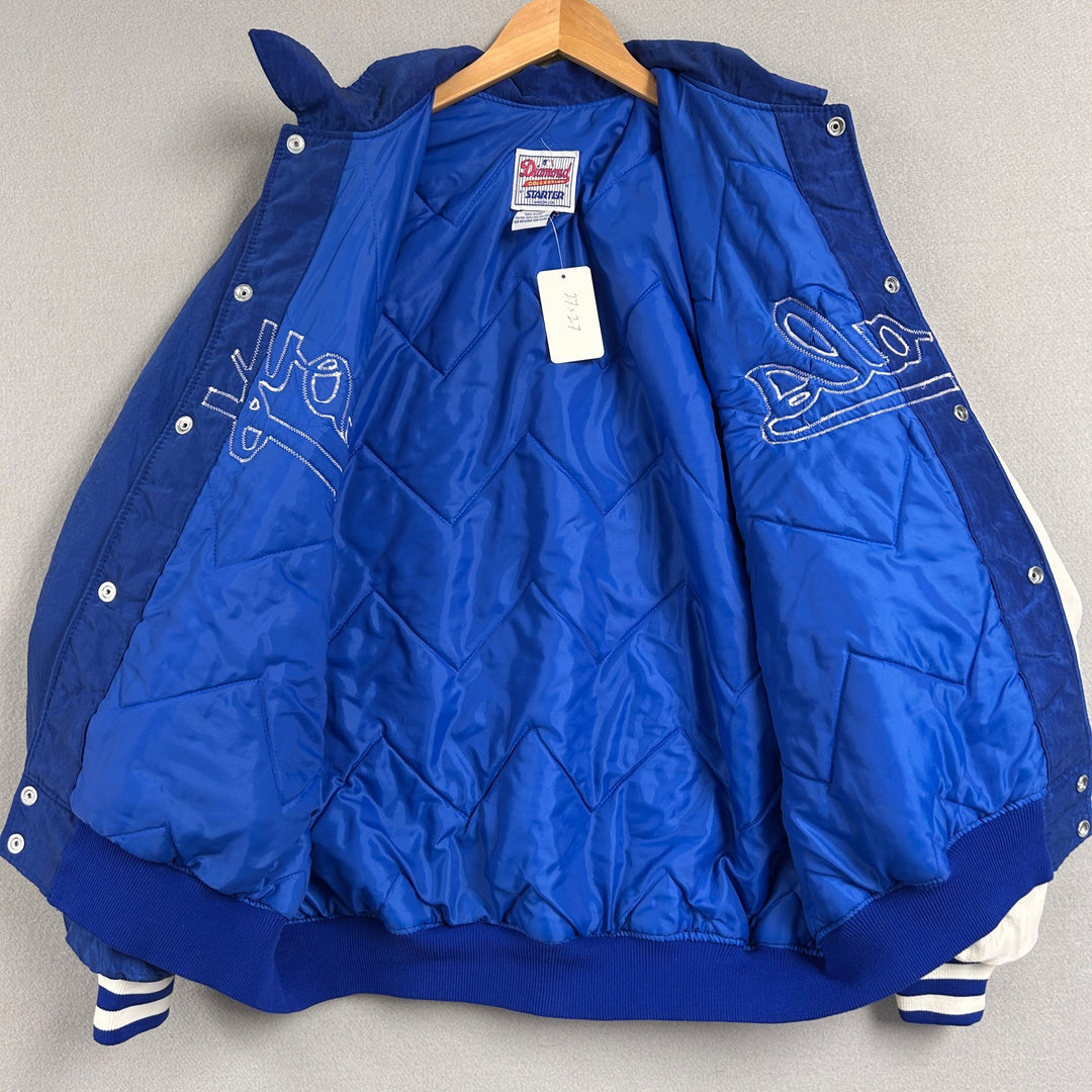 Vintage Kansas City Royals Starter Puffer Jacket Size XL