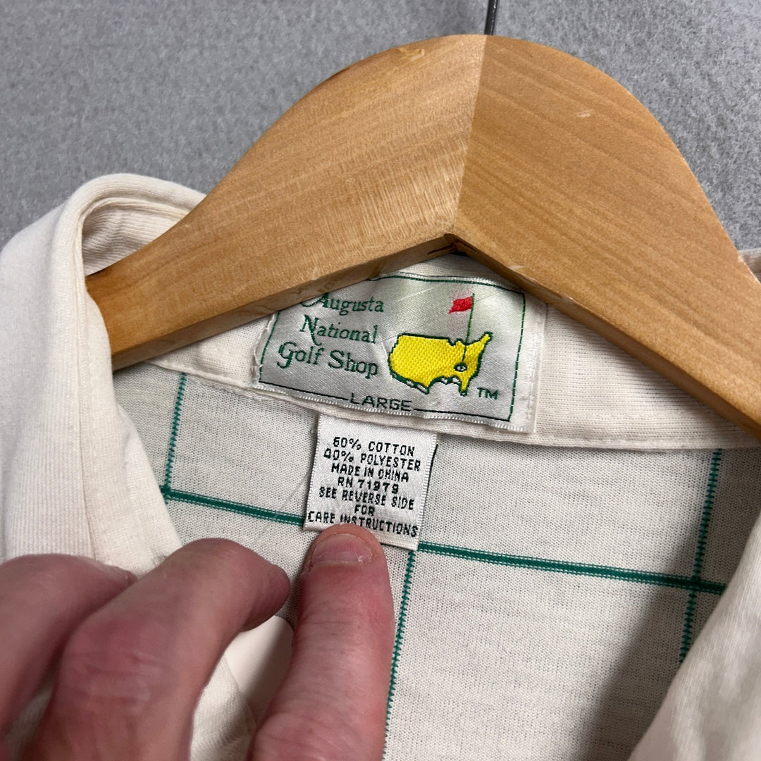 Vintage Masters Golf Augusta National Polo Shirt Size Large