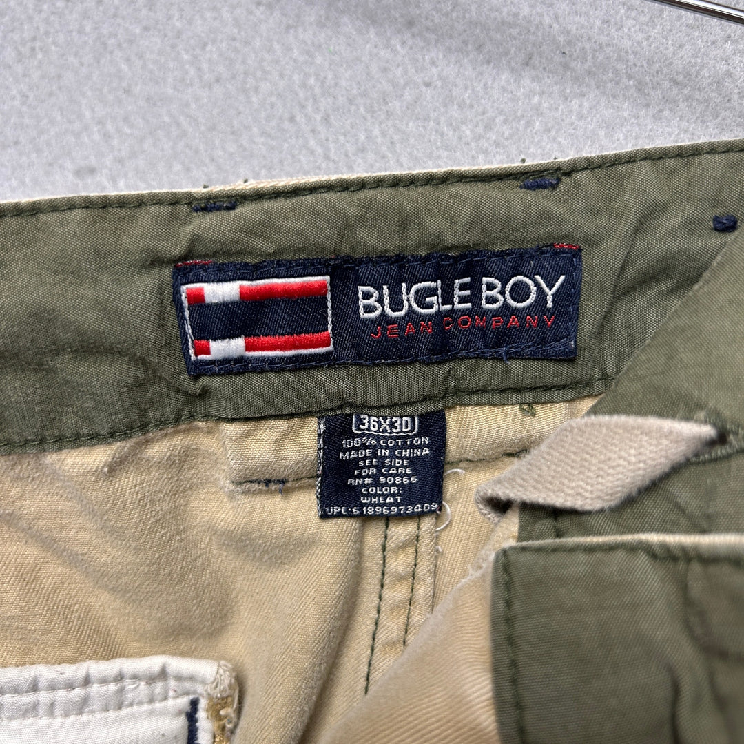 Vintage Bugle Boy Jeans Cargo Tech Pants Size 36x30