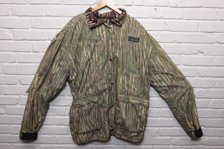 90s distressed realtree camo jacket size xl