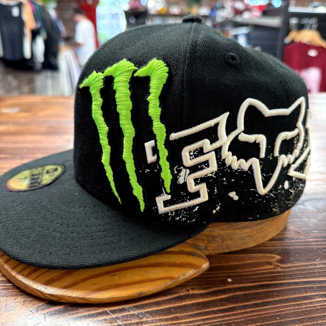Monster Energy fox Racing Ricky Carmichael New Era Fitted  Hat Size 7 1/2