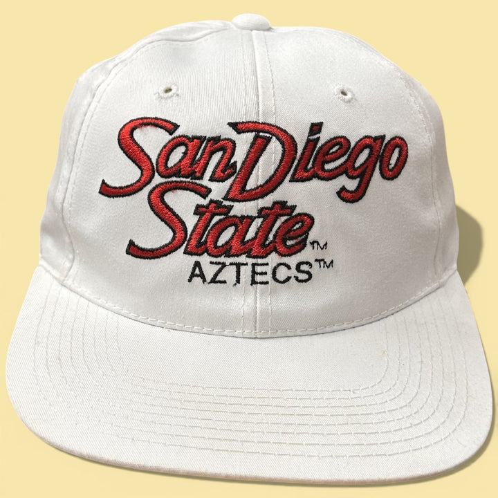 Vintage San Diego State Aztecs 90s Sports Specialties Script Snapback Hat