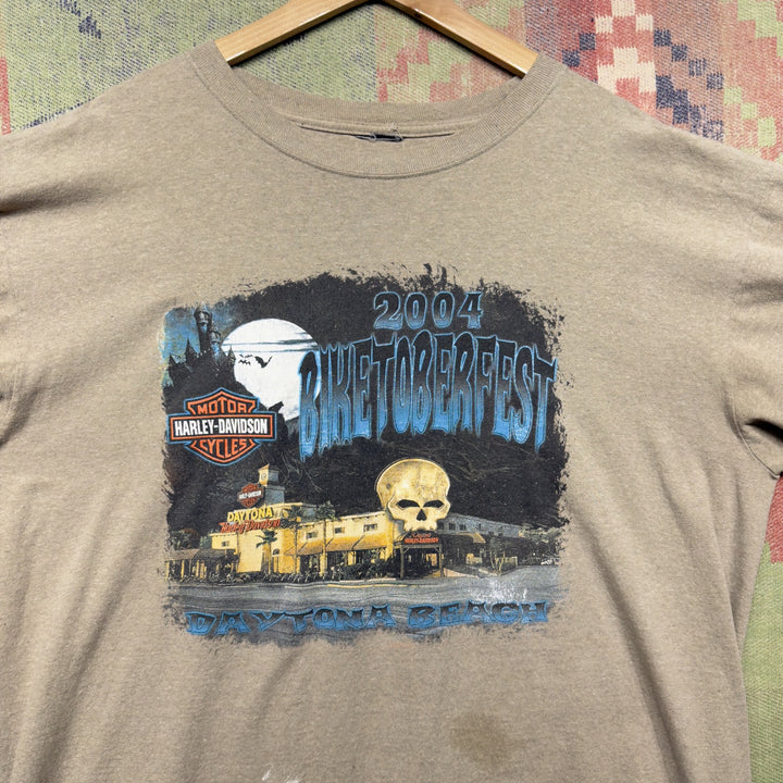Harley Davidson Biketoberfest 2004 Vintage T Shirt Size Large 2000s
