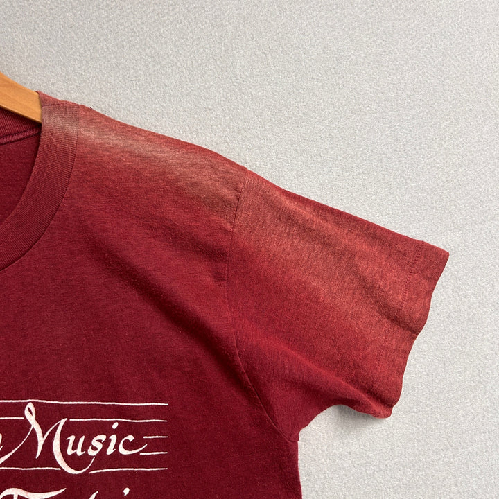 Vintage 80's Faded Wasson Music We Are Family Shirt Size Large