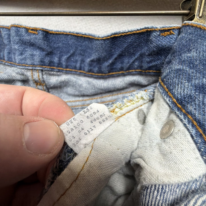 Vintage Levi's 701 Student 1980s Button Fly 501 Jeans Size 24
