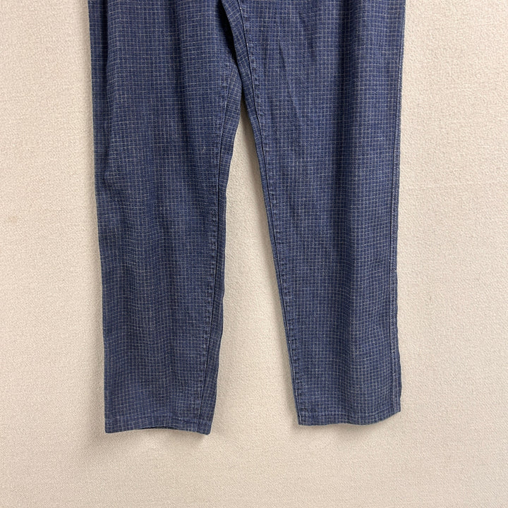 Vintage Lee Grid Pattern Jeans Size 27X29