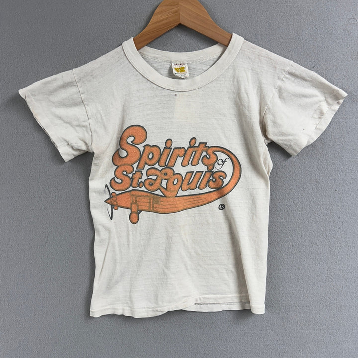 Vintage Spirits of St Louis ABA Basketball Team 70s T Shirt size Large