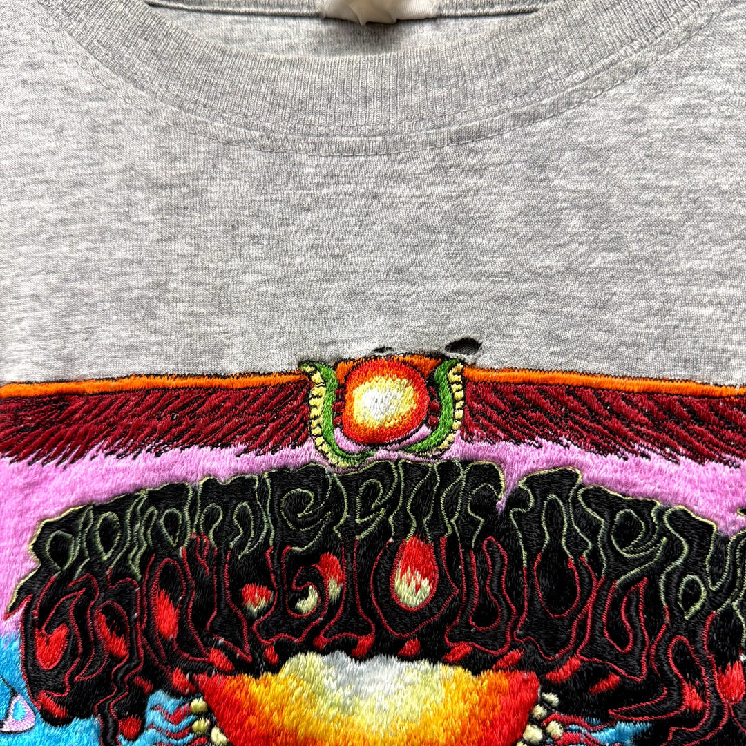 Vintage Grateful Dead Embroidered Album Cover T Shirt Size XL