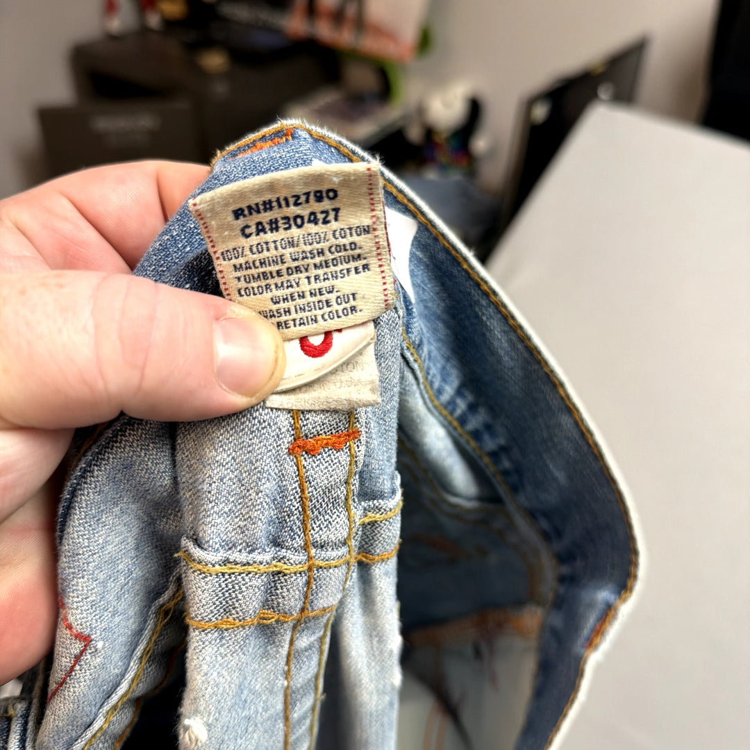 Vintage True Religion Joey Flared Jeans Size 34