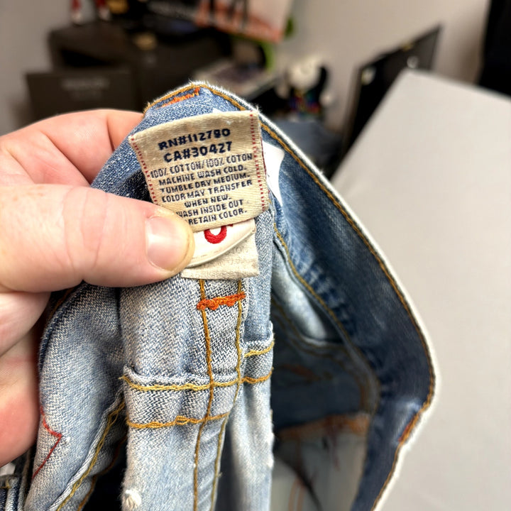 Vintage True Religion Joey Flared Jeans Size 34