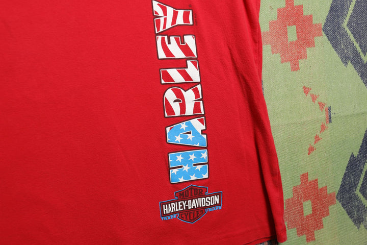Harley Davidson Red Tank Top  Size XXXL